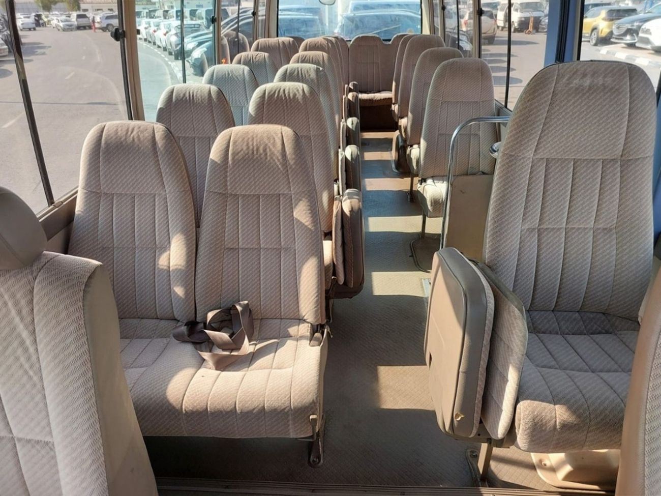 Toyota Coaster passenger seats